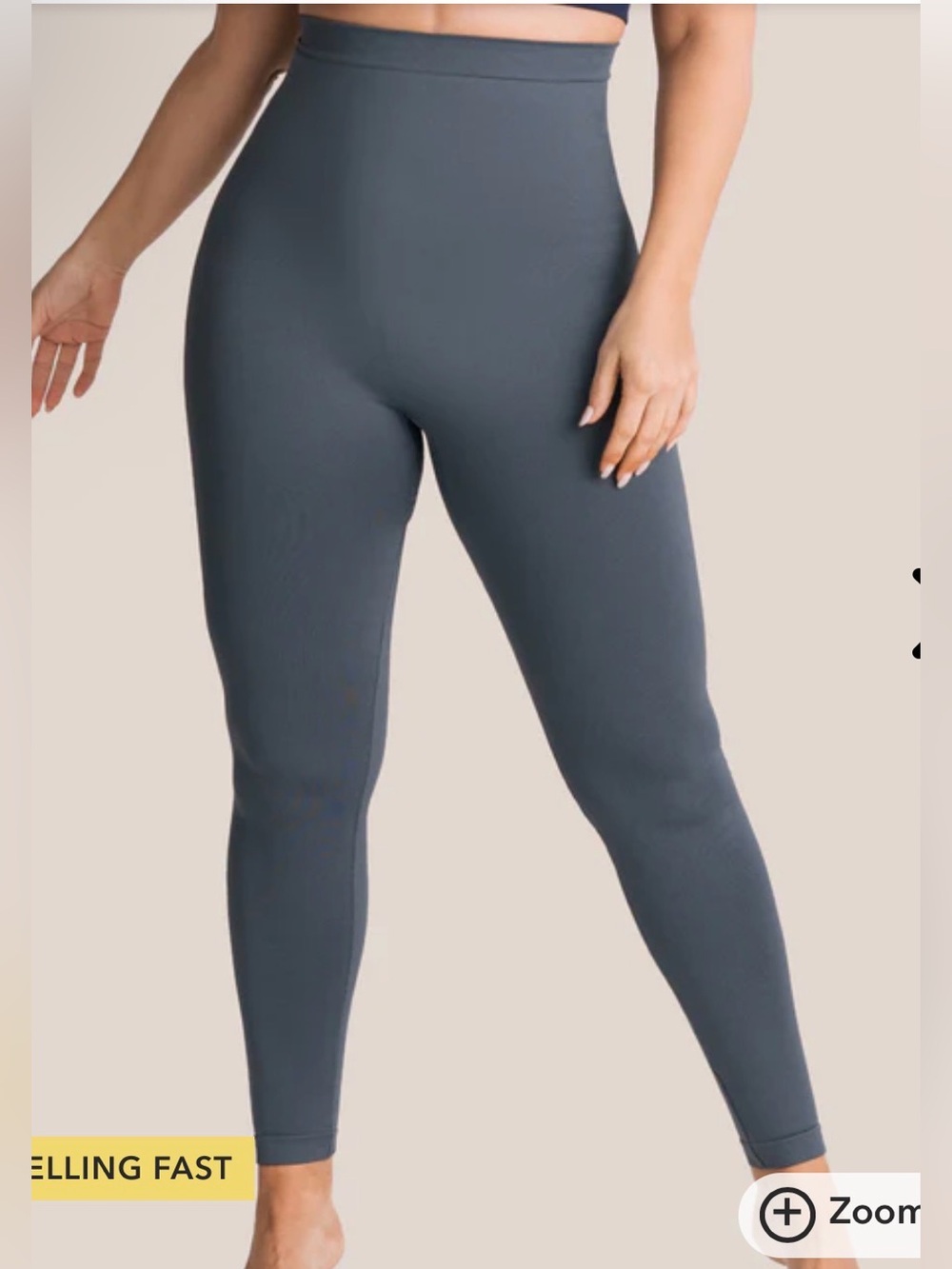 Shapermint Essentials High-Waisted Shaping Leggings - CHARCOAL GRAY